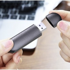 휴대용 녹음기 USB타입 16GB 22시간 녹음, 블랙, V22H