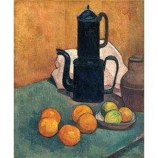 The Blue Coffee Pot 아트포스터 감성선물, 그림만(매트지), 42x50.9