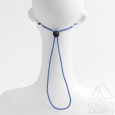 미니사라 가벼운 끈조절 마스크 스트랩 네이비 마스크보관