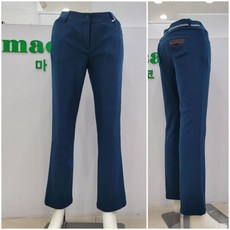 마코 모다남양주 여성 뒤오비시보리 솔리드 기모본딩 부츠컷바지 MOW4LP9165_GN