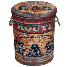 더웨스트 고급형 빈티지 드럼통 수납의자 L 큰사이즈 9종 깡통 스툴, 5. 라스트찬스