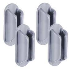 YBEATY 4피스 자동차 립밤 홀더 범용 실리콘 립스틱 녹지 않는 업라이트 필수품 귀엽고 재미있는 미적 장식 액세서리 여성 소녀 인테리어 (그레이) 240446, 회색