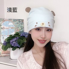月子帽產後春夏可愛純棉產婦帽孕婦髮帶頭巾防風孕婦產後秋季女, 1個