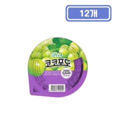 뚜또 코코포도 제로슈가 과일젤리, 12개, 210g