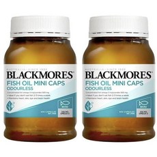 블랙모어스 오더리스 피쉬오일 1000mg 미니 캡슐, 2개, 400정