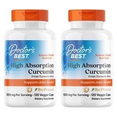 Doctor's BEST 薑黃素膠囊 500mg, 120顆, 2罐