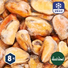 냉동홍합살(자숙 100-200) 200gX8/ 대용량 식자재, 8개, 200g
