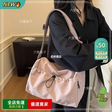 A16 上課通勤包 運動健身包 旅遊輕便大容量 外出休閒包 防潑水手提背挎行李包, 紫色, 1個