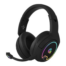 지클릭커 슈퍼히어로 G-SHOT C타입 버추얼 7.1 ENC 블루투스 무선 게이밍 헤드셋, 블랙, GH-WB4000