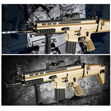 전동총 군인총 SCAR-L CQC 전동건 Tan 스카탄 밀리터리장난감 에어소프트건 전동건