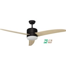 （修一）穩帝士吊扇60吋 原木黑 DC吊扇 LED 22瓦 付遙控 台灣製造, 原木白