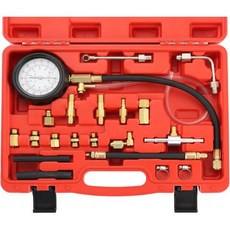 ATPEAM 0-140 PSI 연료 인젝터 분사 펌프 압력 게이지 키트 TU-114 차량용 테스트 자동차 오토바이 트럭용, 1개