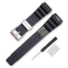 Narako 고무 곡선형 시계 밴드 20mm 22mm 24mm 스테인리스 스틸 루프 다이버 모델 교체용 시계 스트랩 (24mm 스테인리스 스틸 루프)