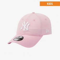 뉴에라 [키즈] MLB 뉴욕 양키스 베이직 언스트럭쳐 볼캡 핑크 14890758