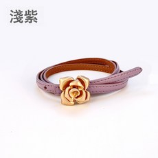 真皮女士細腰帶 配毛衣連衣裙時尚配件