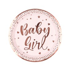 153번 레터링 접시 소 [베이비걸 로즈골드], 1개