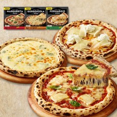 애슐리 화덕피자 3종 세트 (포르마지오1pk+고르곤졸라1pk+마르게리따1pk) 코스트코 냉동피자, 250g