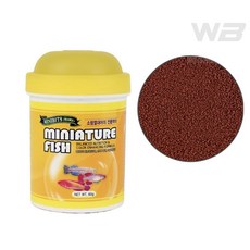 와볼샵 소형열대어 먹이 미니비트 사료 관상어 발색도움 균형영양소