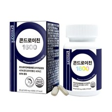 콘드로이친1600 고함량 상어연골 보스웰리아 초록입홍합 1200+400 (60정), 60정