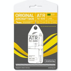 AVIATIONTAG ATR 72 - PR-PDH 原始飛機蒙皮鑰匙圈, 1個