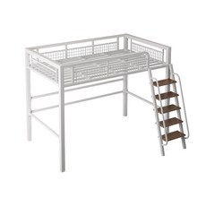 아동벙커침대 원목 서랍장 이층침대 고저침대 옷장 위아래 책상 계단 프레임 상하의 원룸, 1000mmx2000mm, 흰색 경사로 사다리 (앞/오른쪽)