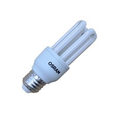 오스람 오스람 안정기 내장형램프 11W 컴팩트형광등(삼파장) 주광색 전구색 백색, 2번 전구색(오렌지색), 1개