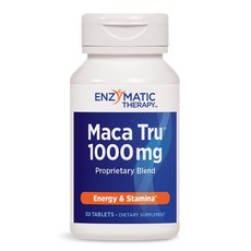 ENZYMATIC THERAPY 瑪卡萃取膳食錠 1000mg, 30顆, 1罐