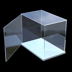 아크릴 피규어 보관상자 제작상품 블랙베이스 1. 40x30x40(화이트/블랙 배송메모), 11. 60x20x35(화이트/블랙 배송메모), 1개