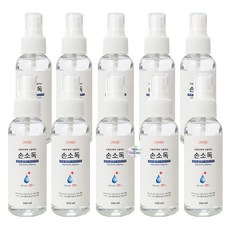 뿌리는 손소독제 스프레이 에탄올70% 의약외품, 100ml, 10개