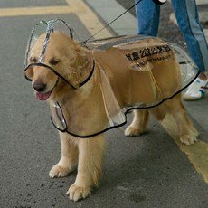 狗狗雨衣 中大型犬適用 寵物透明防水防風四腳雨披, 黑色正義~現貨速發,（建議體重5.0-7.5公斤）, 1個