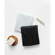 패션스타트 고급 의류 부자재 접착 실크 심지 2종, 1개, 01) 화이트