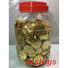 sns 古早味糖果 女王金幣巧克力 3公斤 (約450個) - 派對婚禮小物, 1個