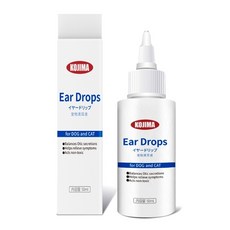 KOJIMA 寵物潔耳液 50ml 耳朵清潔除耳蟎, 1個, 寵物潔耳液｜50ml