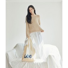 LEE 로고 경량 패커블백 베이지 456806