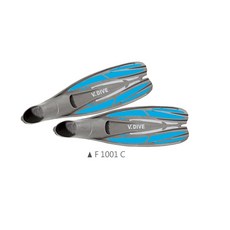 游龍潛水 V.DIVE F1001 套腳蛙鞋 (浮潛、深潛都適合), F1001C,36/37 (20-21CM)