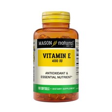 Mason Naturals 維他命E軟膠囊 400IU, 100顆, 1罐