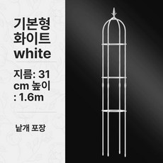 식물지지대 넝쿨 스탠드 포도나무 화초 텃밭 원예, 화이트 30cmx1.6m, 특대
