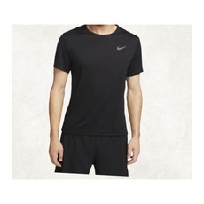 매장 정품 나이키 NIKE 드라이 핏 UV 마일러 반소매 러닝 탑 M - 블랙 DV9316-010