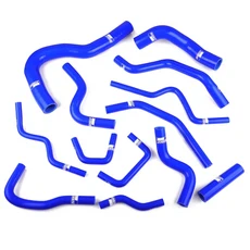 정시출고 품질보증 실리콘 냉각수 호스 라디에이터 파이프 키트 Honda Civic EP3 02-05 타입 R K20A2 (13, 01 Blue