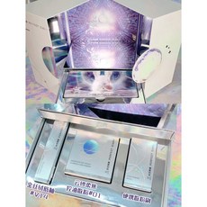 限量玉兔盤 絲絨唇釉V14 金色散粉01號 散粉刷, 1個, 玉兔禮盒 + 送完美日記雙頭眼影刷