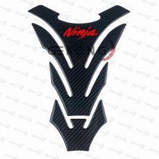 오토바이 카본 파이버 오일 가스 탱크 패드 탱크패드 데칼 보호 스티커 닌자, 1개, 2. A-Red