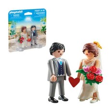 PLAYMOBIL 71507 신혼부부 피규어 결혼 웨딩 선물, 1개