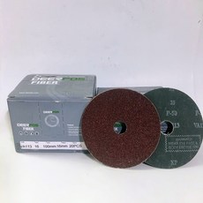 디어포스 화이바디스크사포 4인치 VA113 16방~150방 녹제거 환페파, 1개