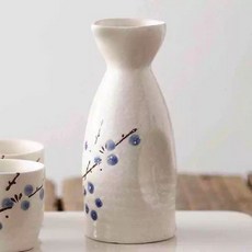 도자기 사케병 사케잔 술병 도꾸리, 1개, 청매 주전자
