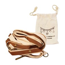 오렌지위크 가죽 롱 데이지 체인 5.8m 대형, 1개, 브라운