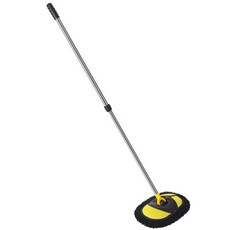 대형 세차봉 버스 트럭 화물차 화물차 차걸레 차량용, 2m 걸레 + 교체용 천, 1개