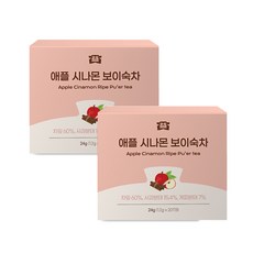 TAETEA 大益茶 蘋果肉桂普洱茶三角茶包, 1.2g, 20個, 2盒