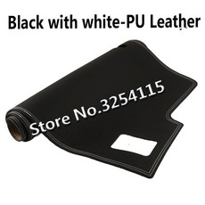 가죽 대시매트 대시보드 커버 패드 대시 매트 자동차 보호대 햇빛 가리개, 1. Black with White-PU, B. RHD(RIGHT RUDDER)