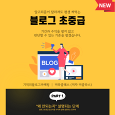 블로그상위노출 안되는 이유 설명해주는 블로그책 초중급용 [당일발송]