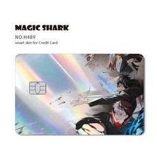 고죠 사토루 교통카드 주술회전 스티커 신용카드커버, Large Chip, H489, 1개